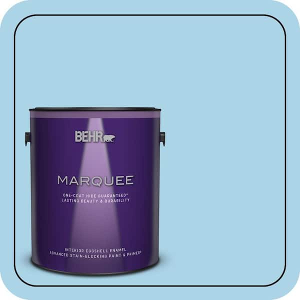 BEHR MARQUEE 1 gal. #550C-3 Monaco Eggshell Enamel Interior Paint & Primer (2)