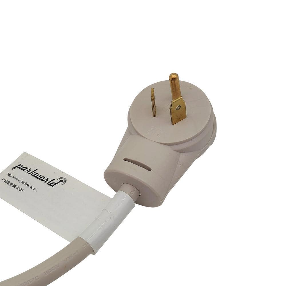 parkworld 3 ft. 12/3 3-Wire 20 Amp 277-Volt 3-Prong Plug NEMA 7-20P to ROJ Replacement Power Cord (2)