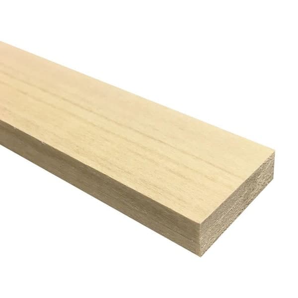 Weaber 1/2 in. x 2 in. x 3 ft. S4S Poplar Board (2)