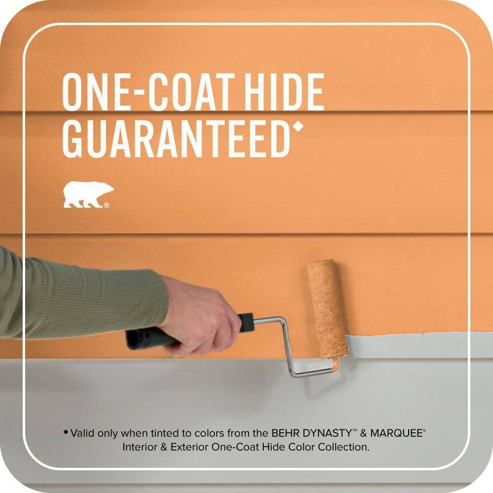 BEHR MARQUEE 1 qt. #P220-6 Bergamot Orange Semi-Gloss Enamel Exterior Paint & Primer (3)