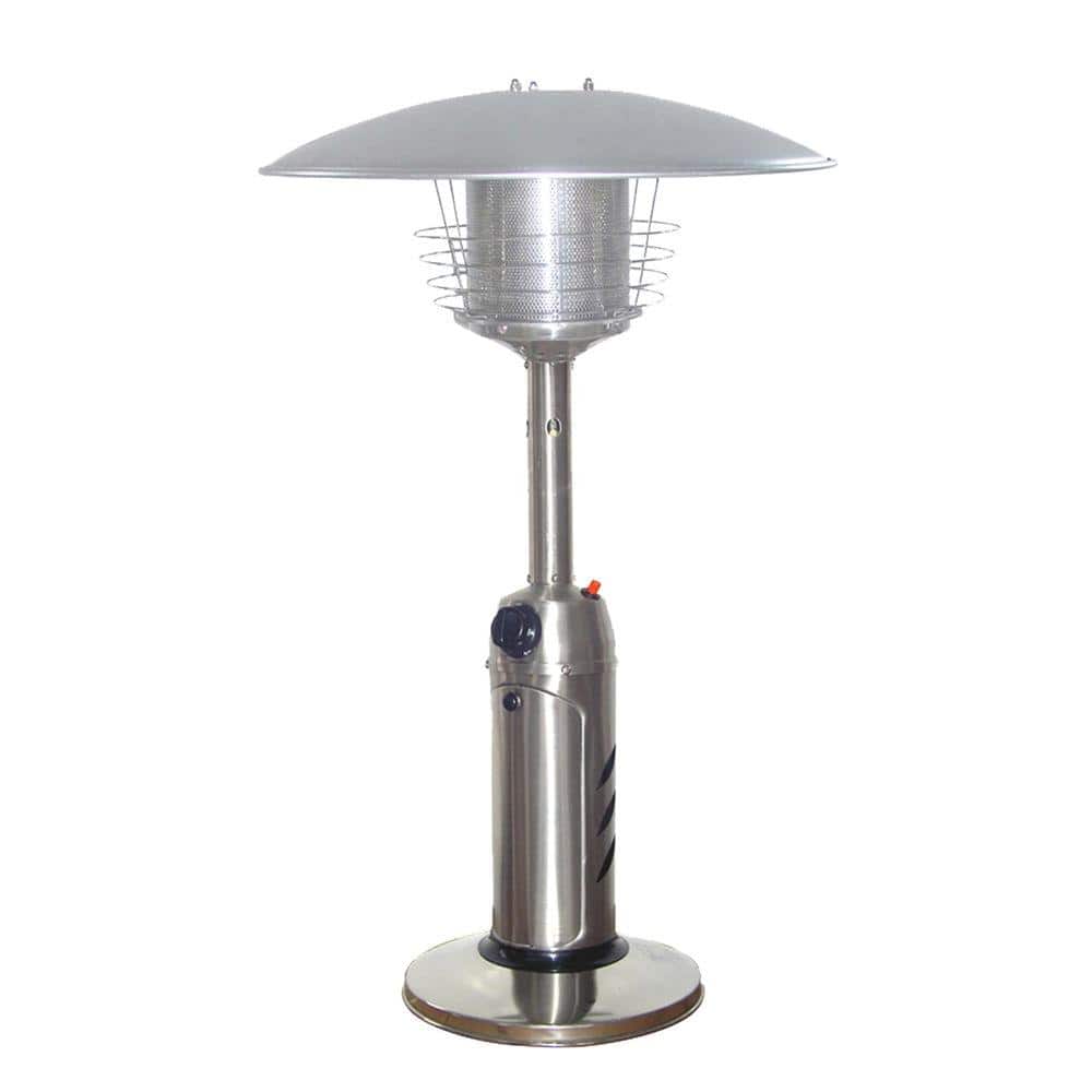 Hiland 11,000 BTU Portable Stainless Steel Propane Patio Heater (2)