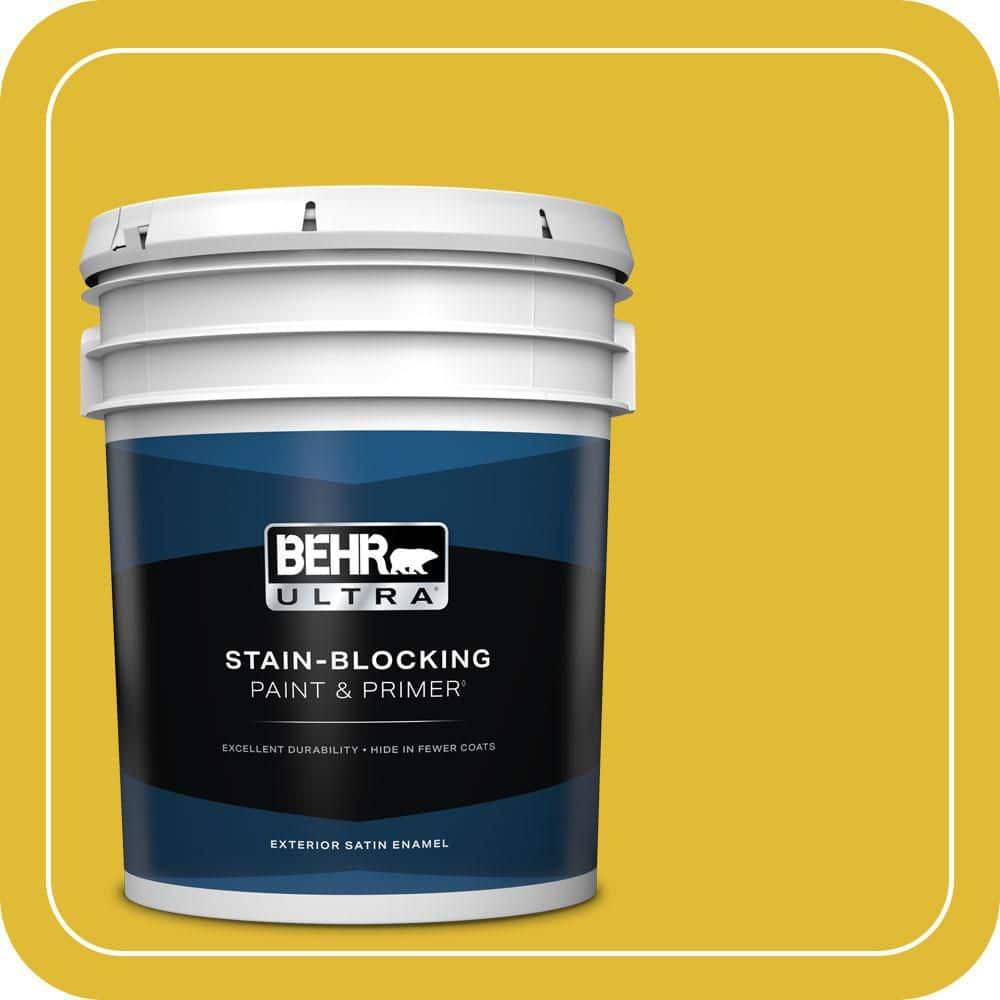 BEHR ULTRA 5 gal. #P310-7 Solarium Satin Enamel Exterior Paint & Primer
