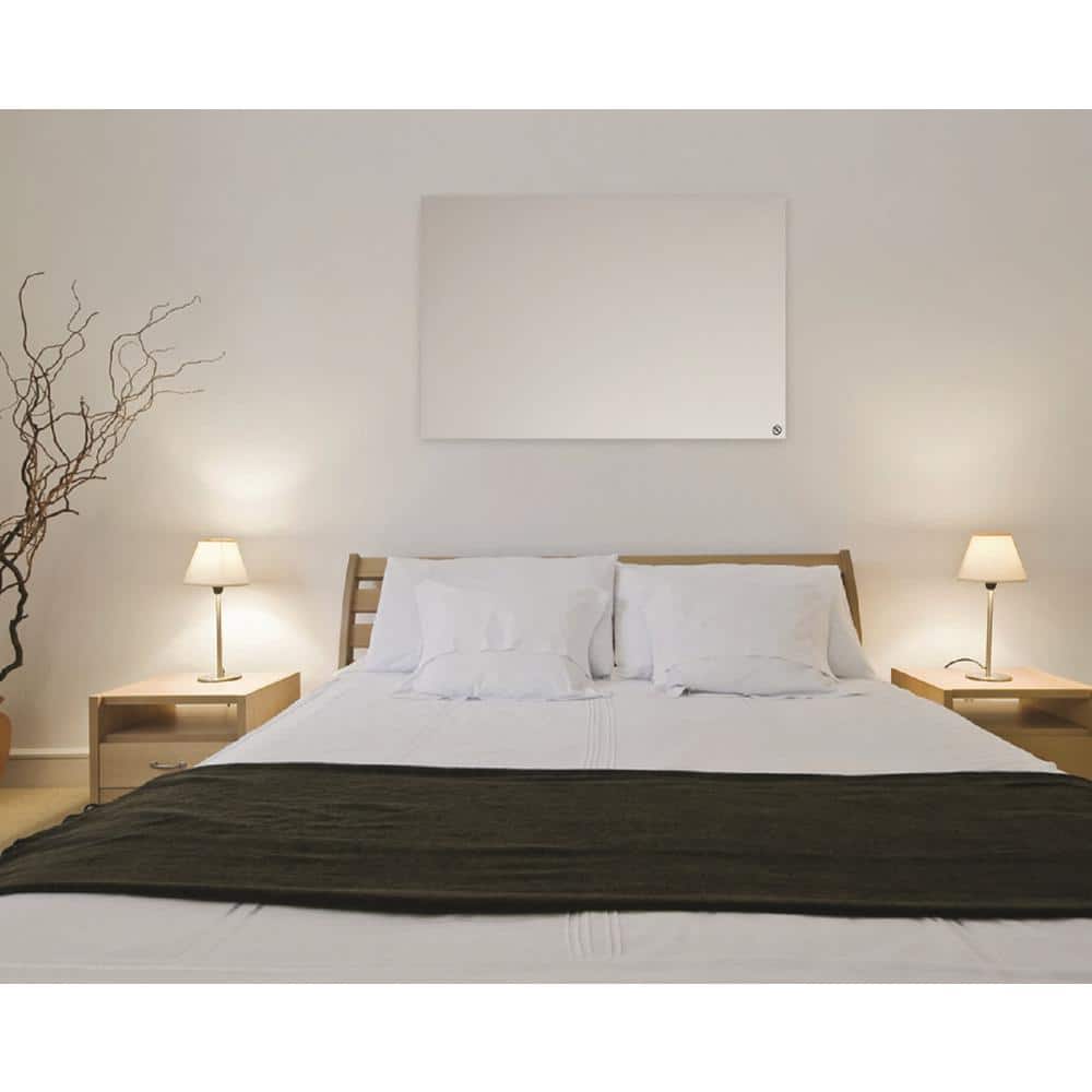 Wexstar 600-Watt Infrared Electric Panel Heater White (2)