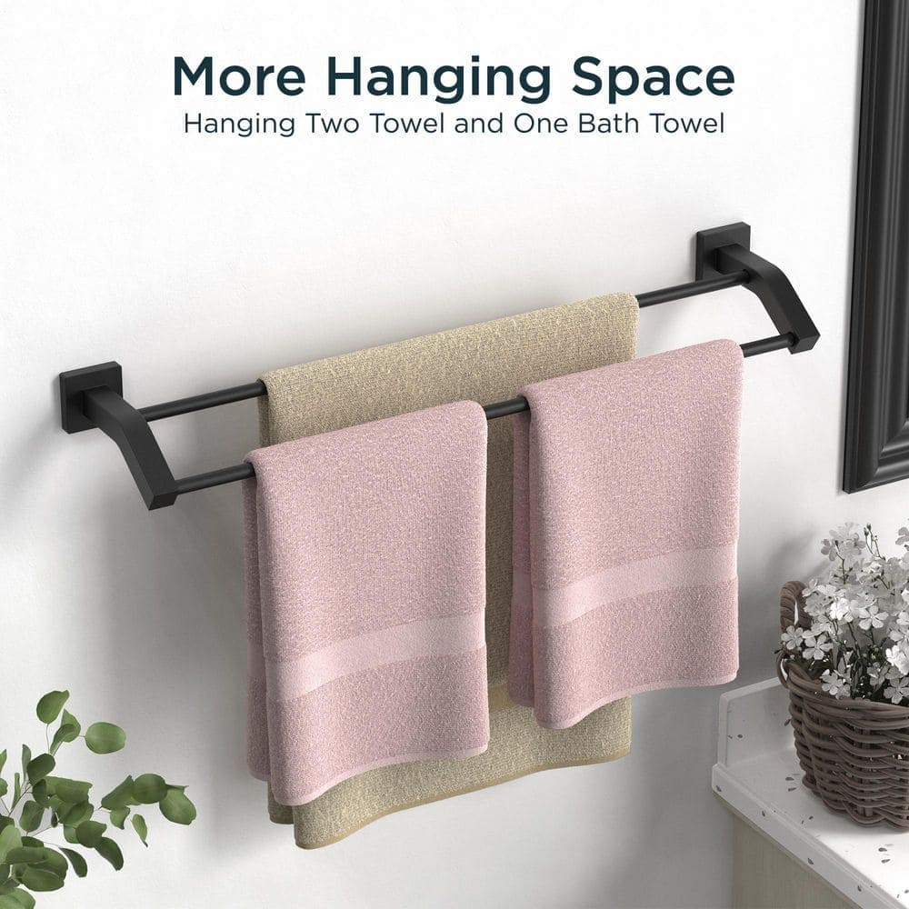Forious pro Stainless Steel Wall Mounted Double Towel Bar (2)