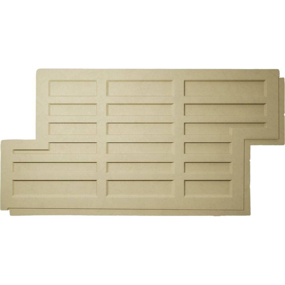 Ekena Millwork EverStone Regal Faux Stone Panel, 47 3/4"W x 24 3/4"H x 1 3/4"D, Breckenridge Color (2)