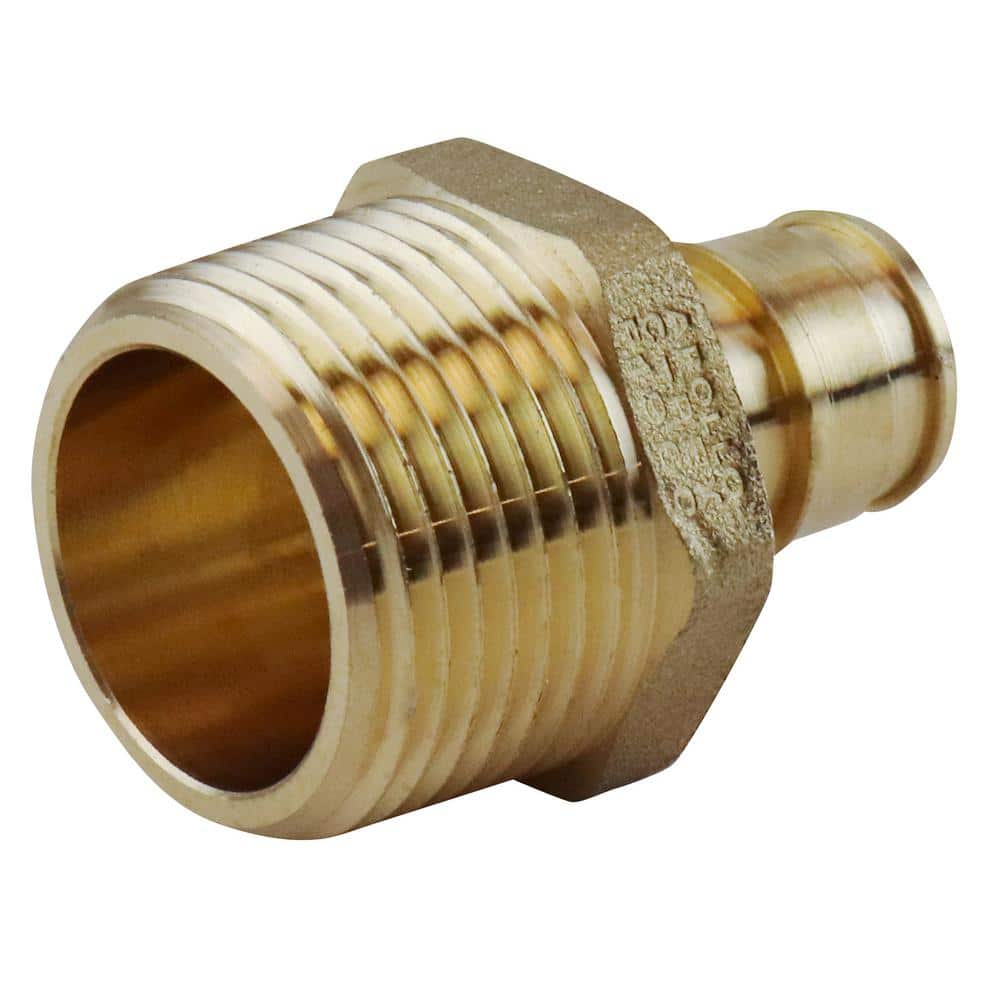Apollo 1/2 in. Brass PEX-A Expansion Barb x 3/4 in. MNPT Male Adapter (4)