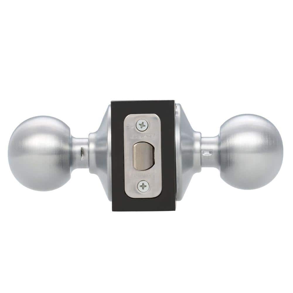 Schlage Orbit Satin Chrome Passage Light Commercial Hall/Closet Door Knob (3)