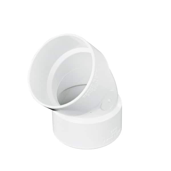 NDS PVC S&D 45° Elbow, 3 in. Hub X Hub (2)