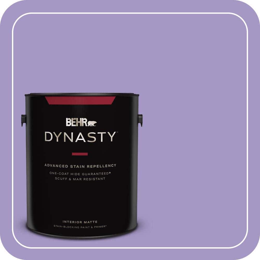 BEHR DYNASTY 1 gal. #640B-5 Bloomsberry Matte Interior Stain-Blocking Paint & Primer