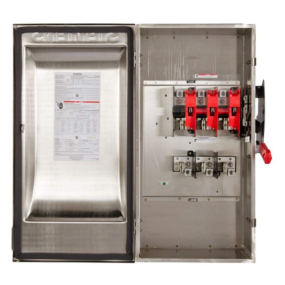 Siemens Heavy Duty 200 Amp 240-Volt 3-Pole Type 4X Fusible Safety Switch (2)