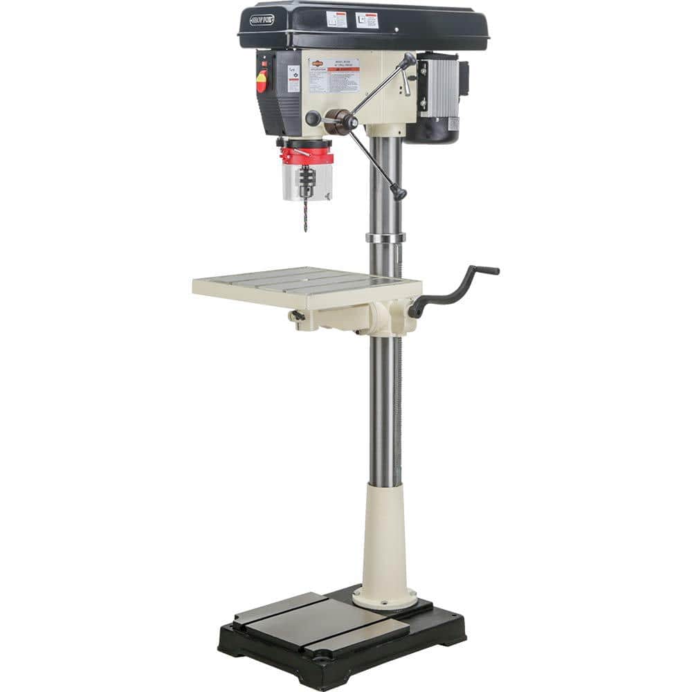 Shop Fox 20 in. 12-Speed Floor Drill Press with 5/8 in. Chuck Capacity