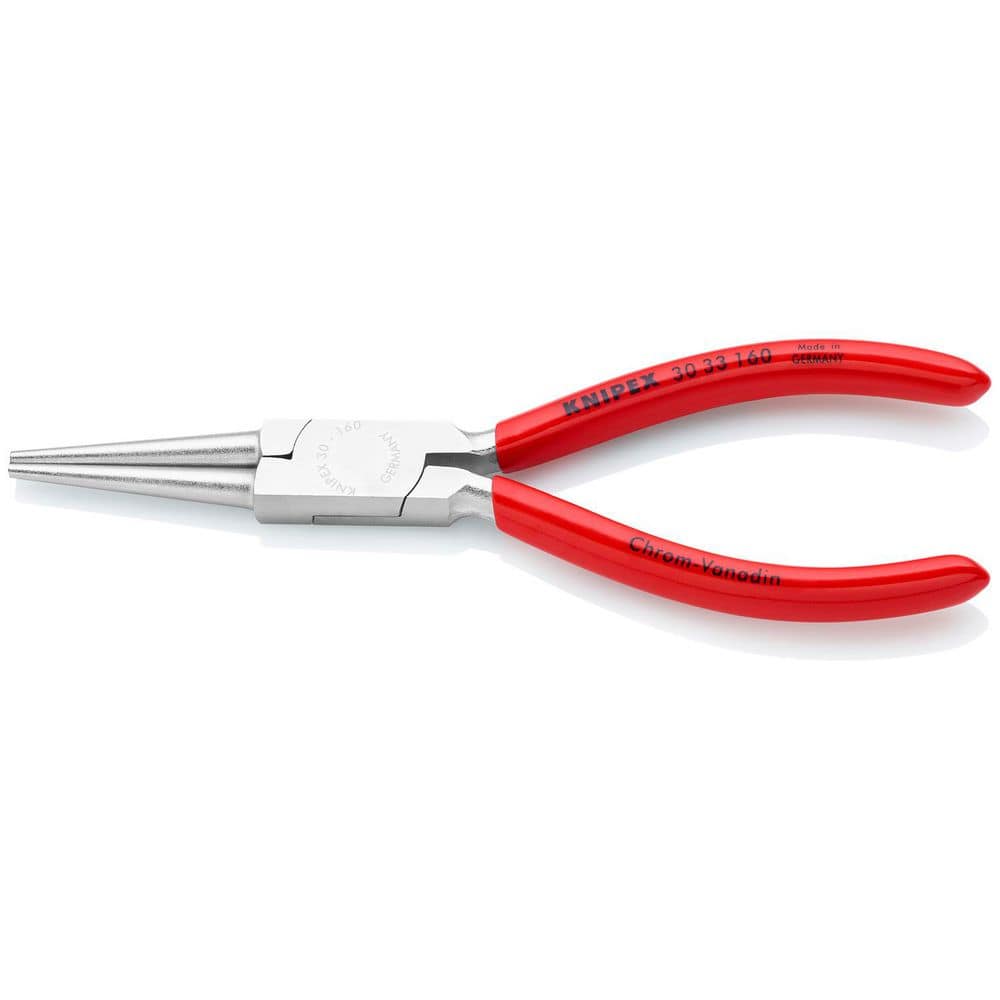 KNIPEX 6.25 in. Long Nose Pliers-Round Tips (2)