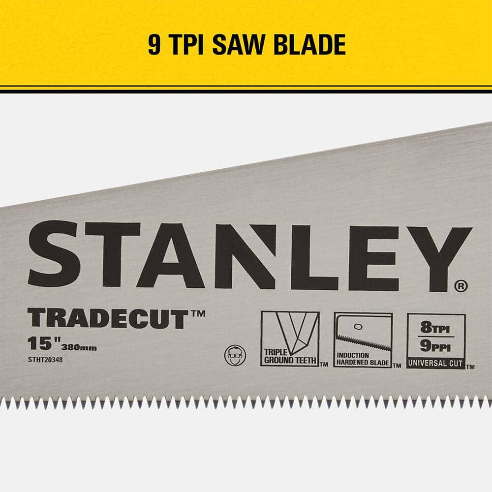 Stanley Trade cut 15 in. Tooth Saw (2)