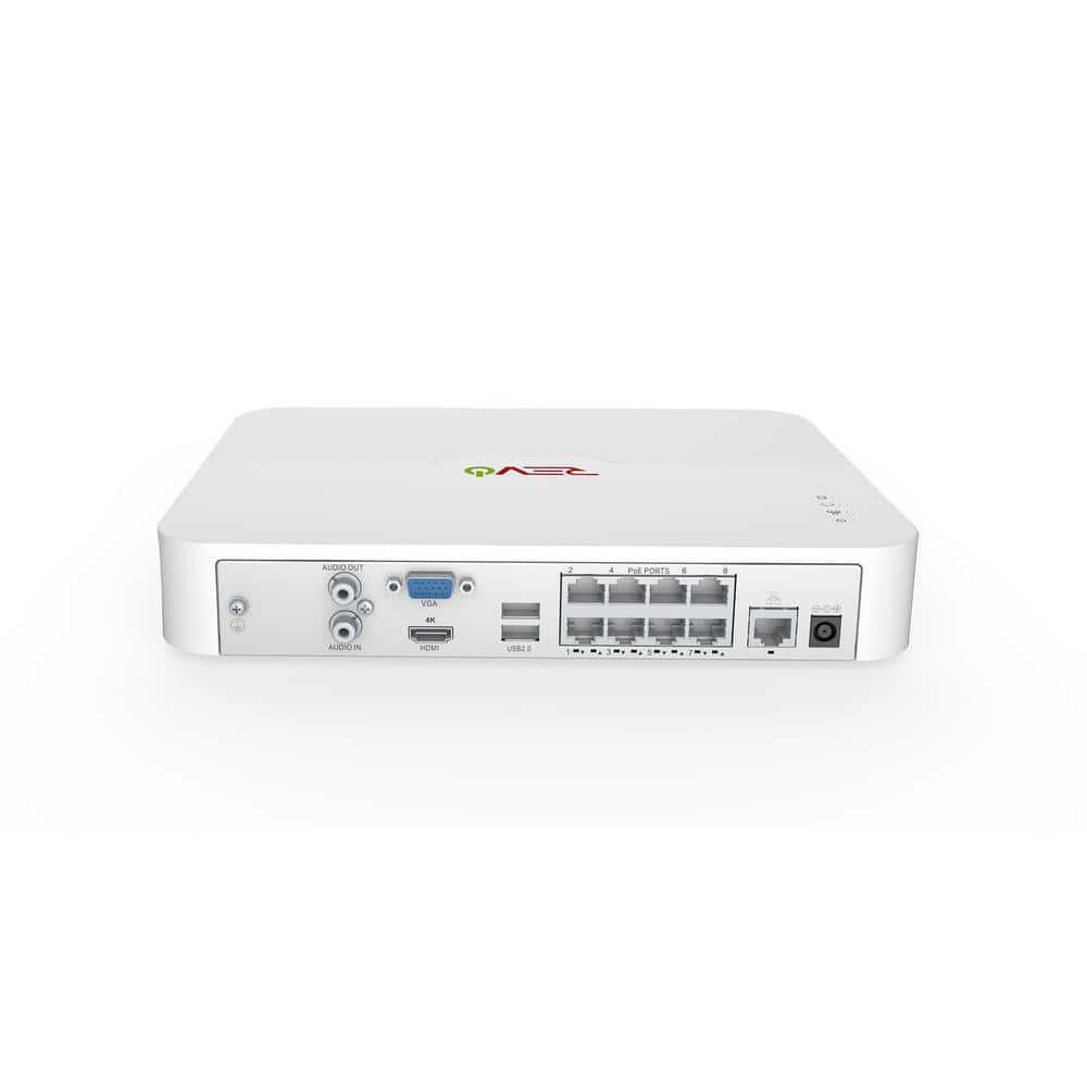 Revo Ultra HD Audio Capable 8-Channel 5MP 2TB NVR Surveillance System with 6 Indoor/Outdoor Cameras (2)