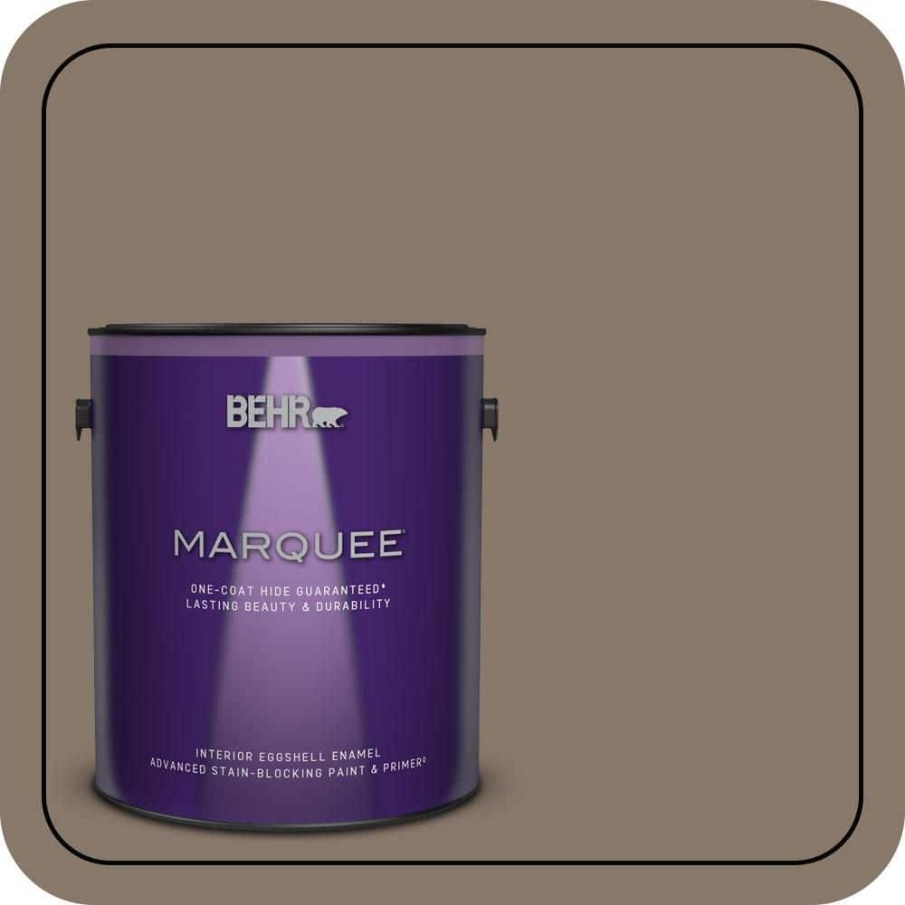 BEHR MARQUEE 1 gal. #MQ2-38 Grizzly One-Coat Hide Eggshell Enamel Interior Paint & Primer (1)