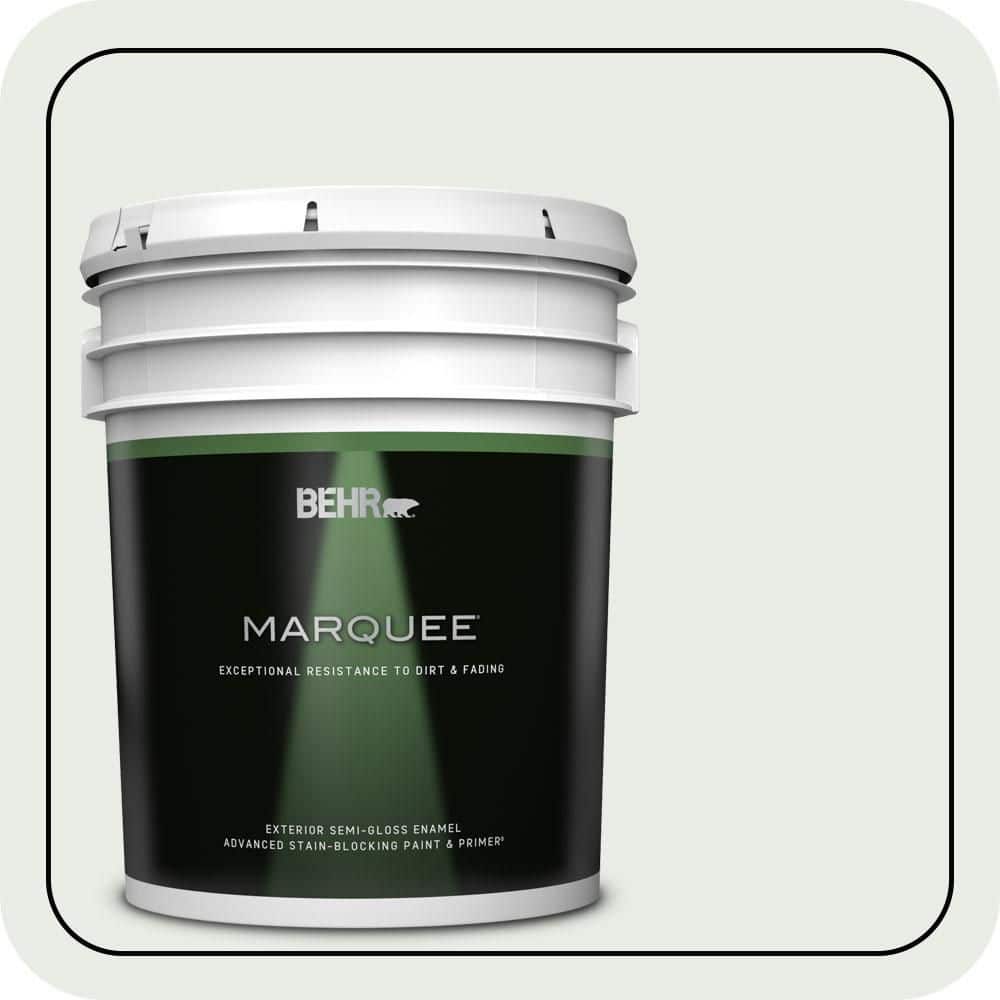 BEHR MARQUEE 5 gal. #PPU25-12 Minimalistic Semi-Gloss Enamel Exterior Paint & Primer