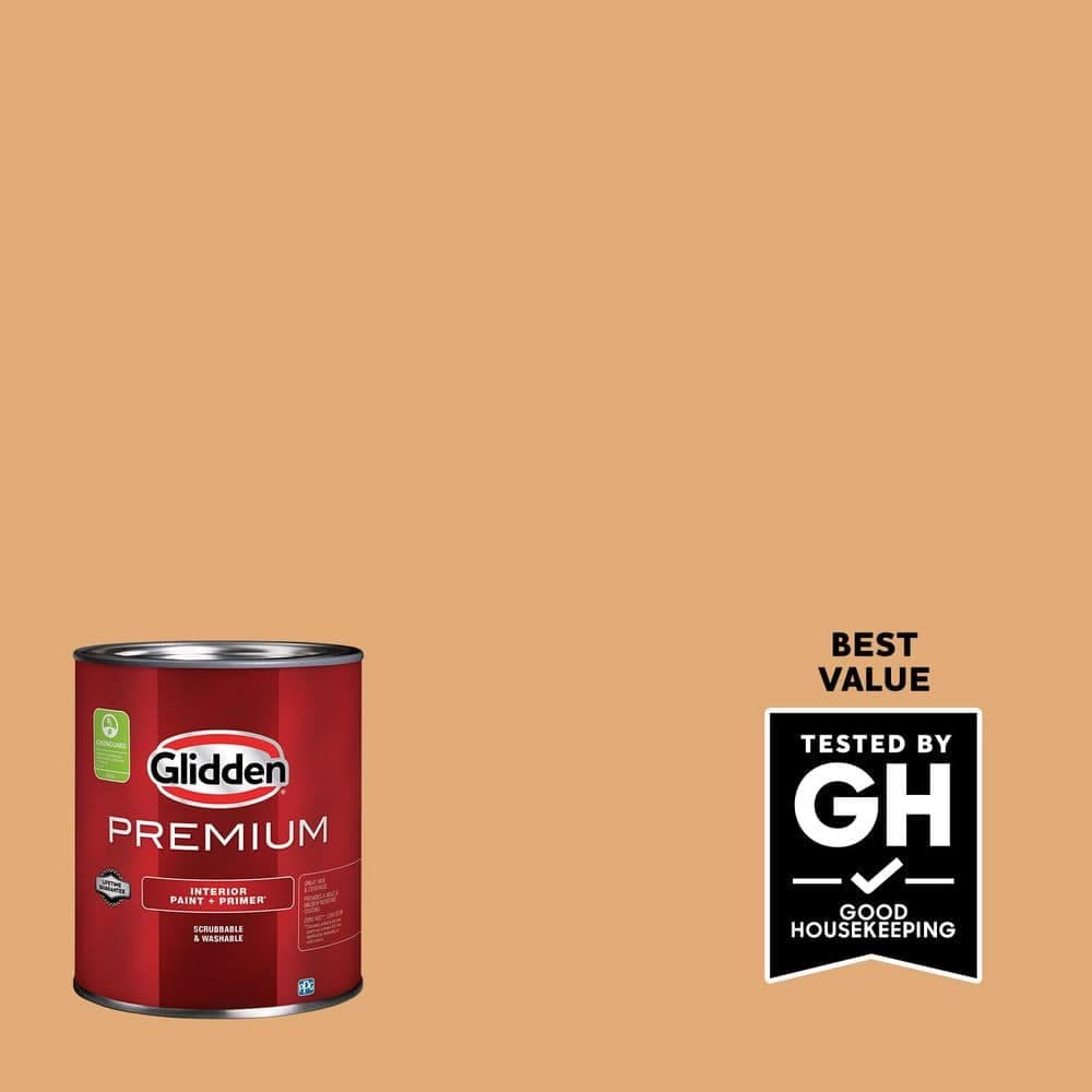 Glidden Premium 1 qt. PPG1202-5 Buffalo Trail Flat Interior Paint