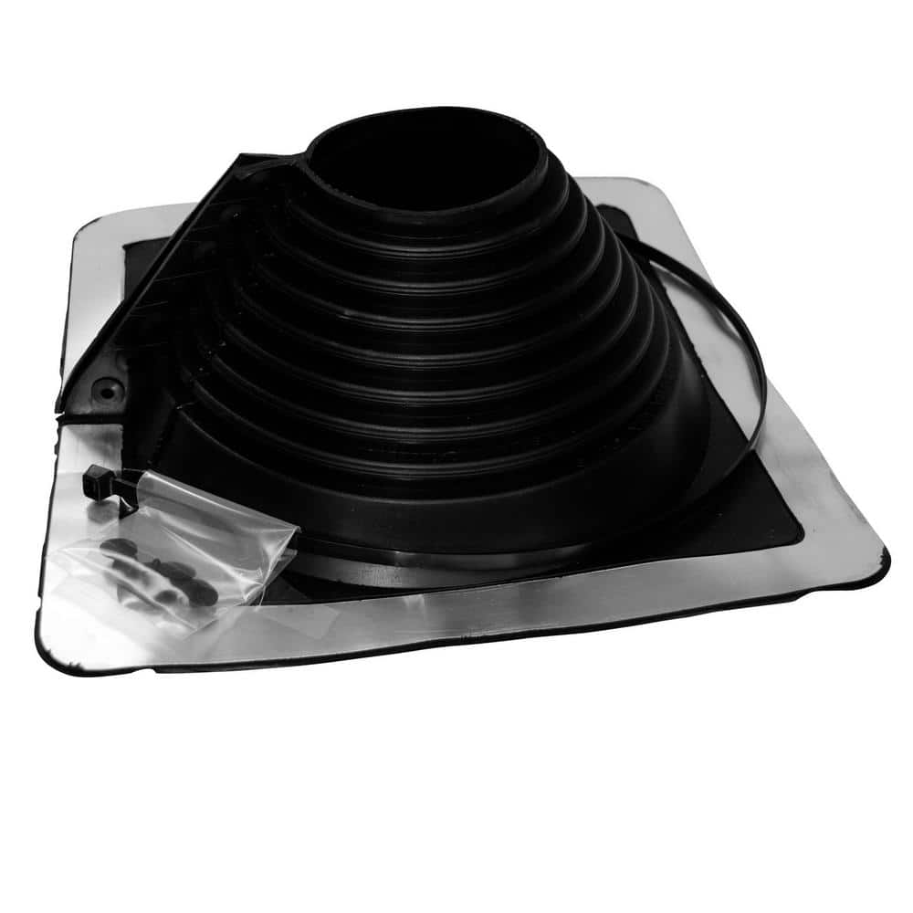 Oatey Retro Master Flash 8 in. 8 in. Vent Pipe Roof Flashing with 4 in.- 9-1/4 in. Diameter (2)