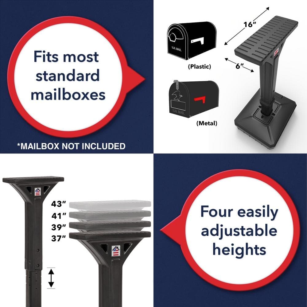 Simplay3 Dig-Free Universal Mailbox Post (2)