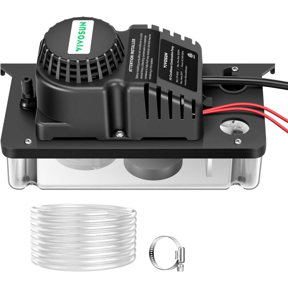 VIVOSUN 1/30 HP 115-Volt Automatic Condensate Removal Pump with Transparent Base for Air Conditioners, Dehumidifiers
