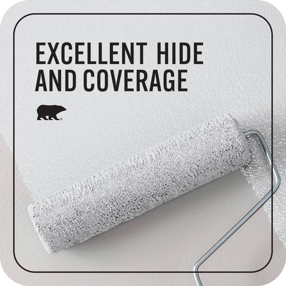 BEHR PREMIUM PLUS #MQ3-31 Dutch White Enamel EcoMix Plant-Based & Primer (2)