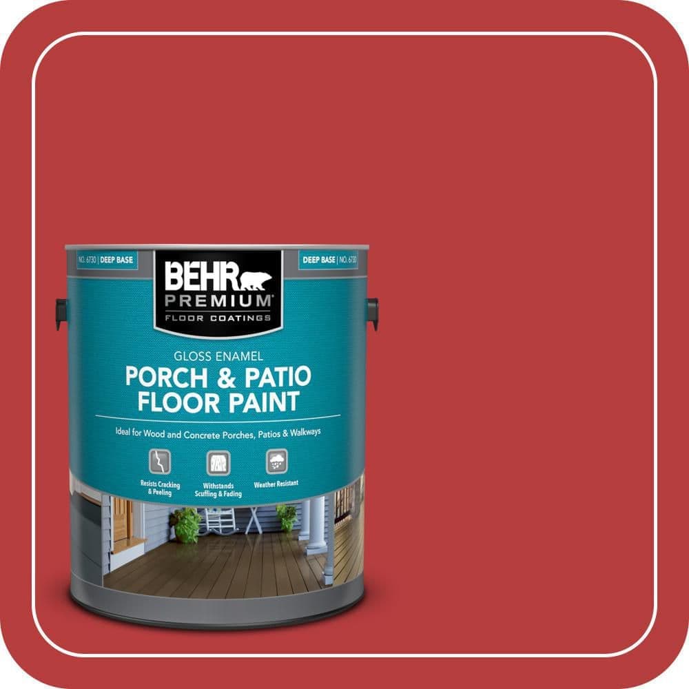BEHR PREMIUM 1 gal. #S-G-170 Licorice Stick Gloss Enamel Interior/Exterior Porch and Patio Floor Paint