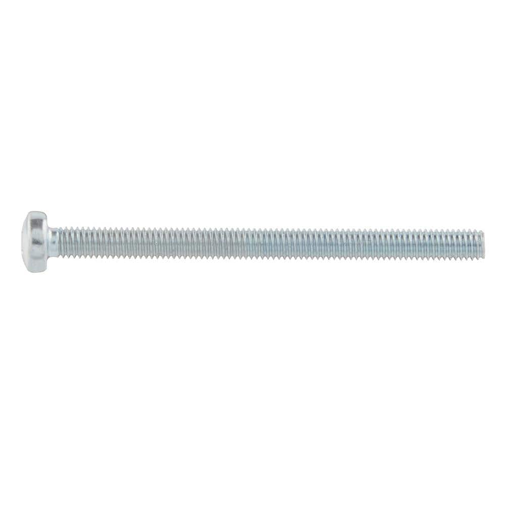 Everbilt M3-0.5x40mm Zinc Pan Head Phillips Drive Machine Screw 2-Pieces (3)