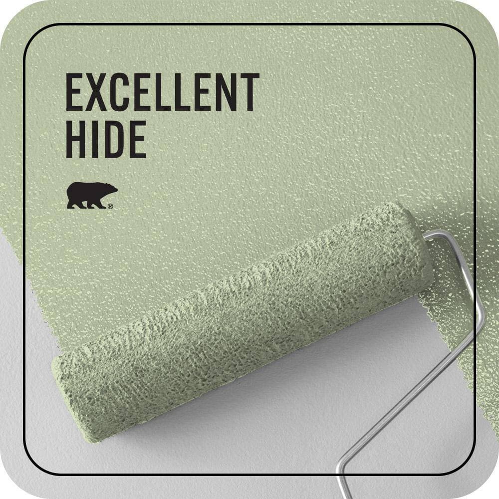 BEHR PREMIUM PLUS 1 gal. #MQ4-45 Spring Glow Ceiling Flat Interior Paint & Primer (2)