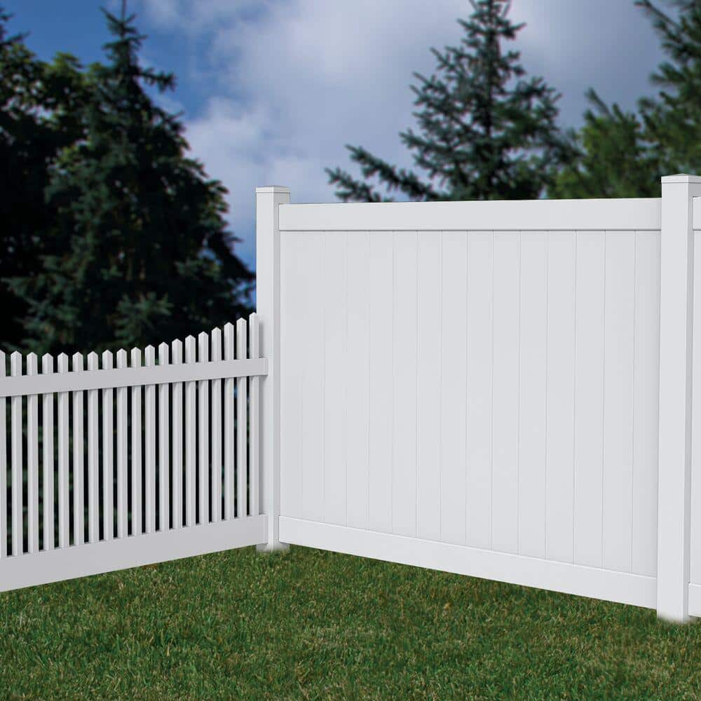 Barrette Outdoor Living Transition Bracket White for 2 in. x 3-1/2 in. Rail (2)