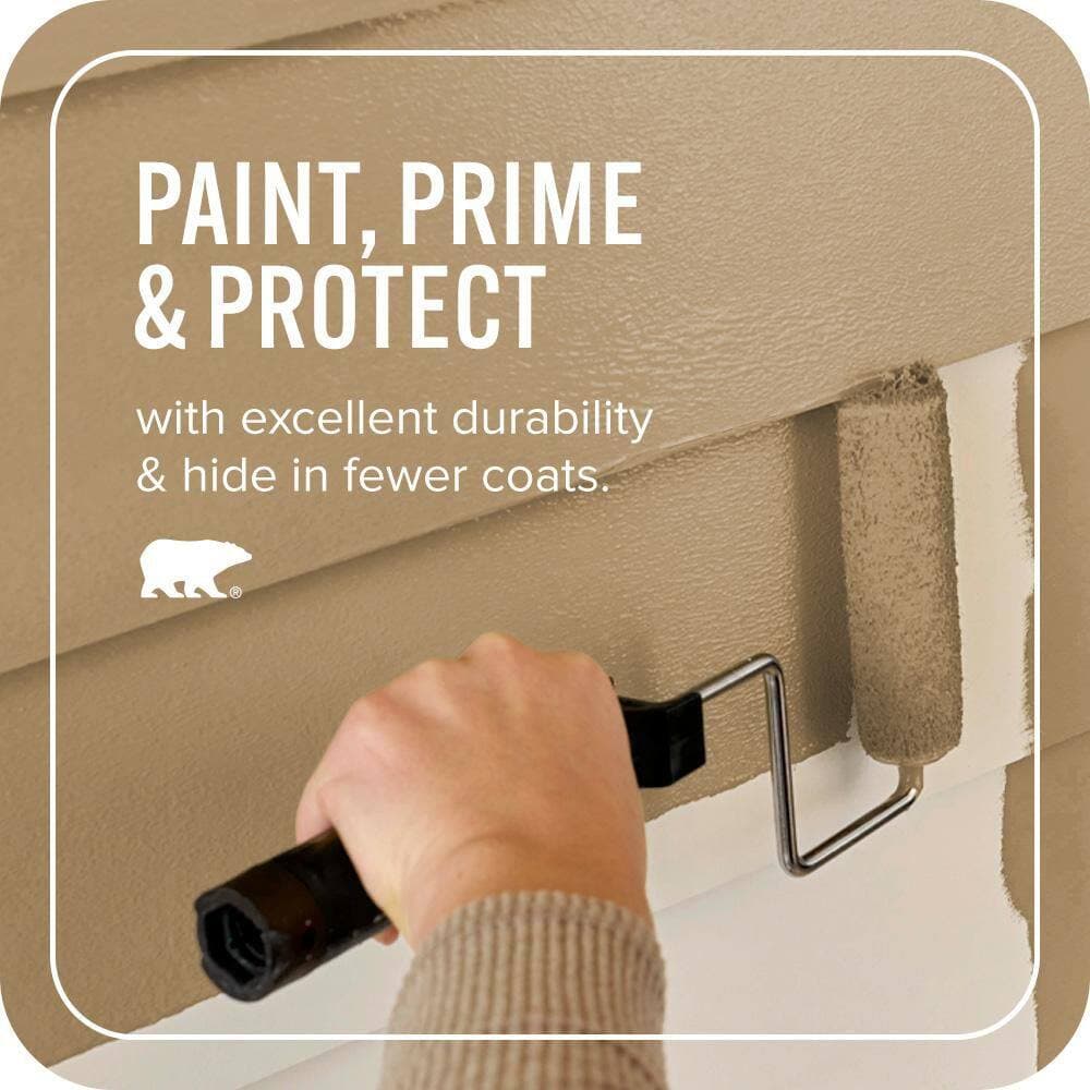 BEHR ULTRA 1 qt. #N290-6 Trinket Gold Satin Enamel Exterior Paint & Primer (3)