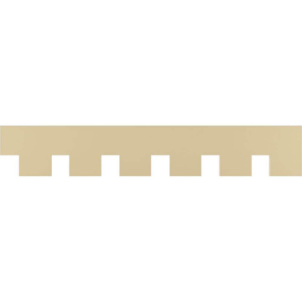 Ekena Millwork 1 in. D x 8 in. W x 40 in. L Primed Polyurethane Panel Moulding (2)