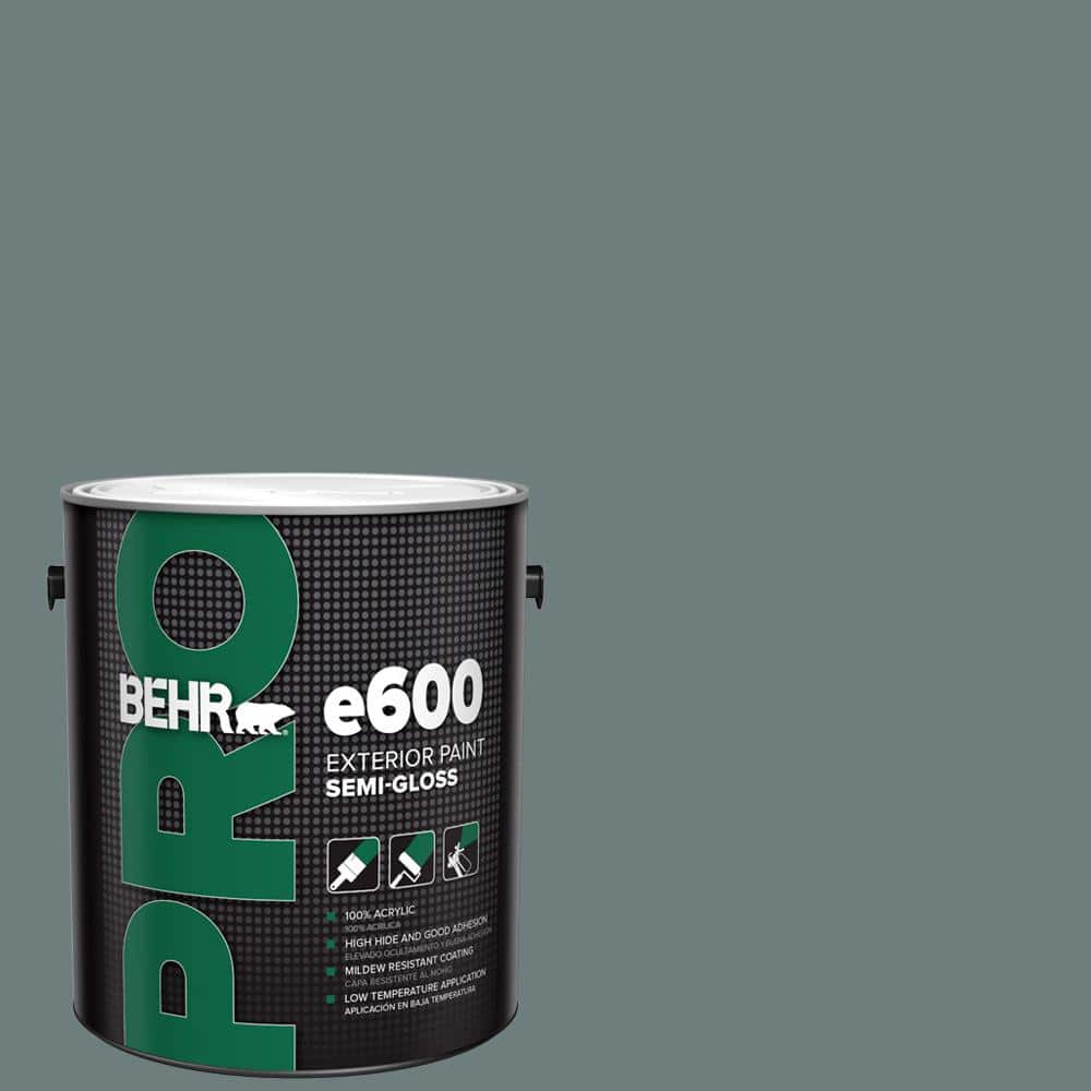 BEHR PRO 1 gal. #N440-5 Coney Island Semi-Gloss Acrylic Exterior Paint