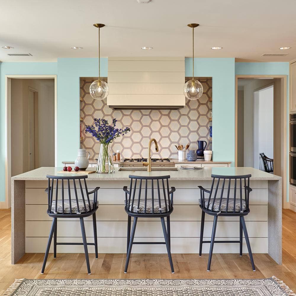 BEHR PRO 1 gal. #MQ3-19 Misty Isle Semi-Gloss Interior Paint (3)