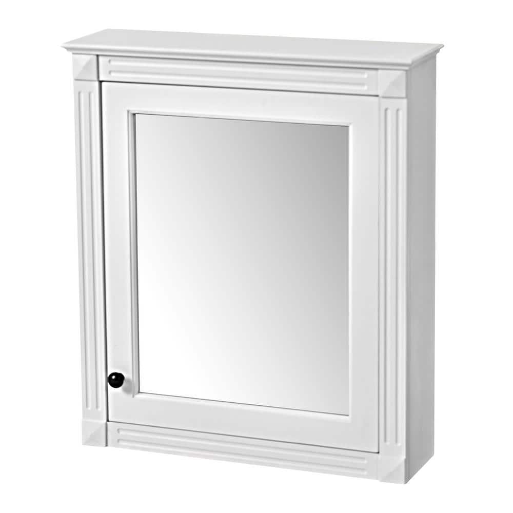 Nestfair 24 in. W 7.13 in. D 27.76 in. H Bathroom Storage Wall Cabinet