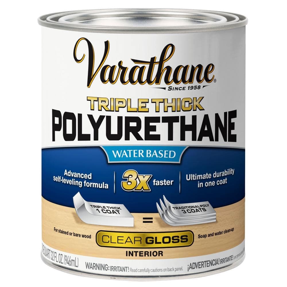 Varathane 1 qt. Gloss Triple Thick Polyurethane (1)
