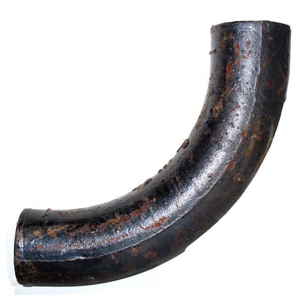 AB and I Foundry 3 in. Cast-Iron 90-Degree No-Hub Long-Sweep Elbow (2)