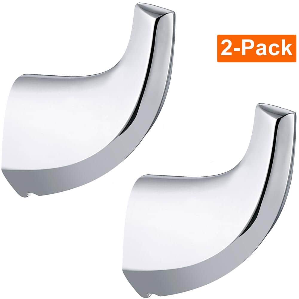 ruiling 2-Pack Wall Mounted J-Hook Robe Hook Towel Hook in Stainless Steel Polished Chrome (1)