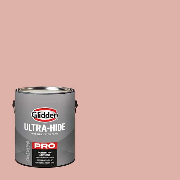 Glidden Ultra-Hide 1 gal. PPG1058-4 Mesa Pink Satin Interior Paint (2)