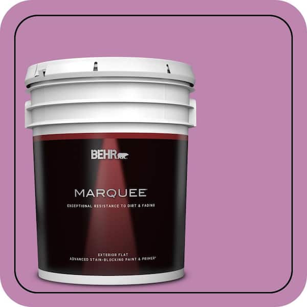 BEHR MARQUEE 5 gal. #MQ4-60 Joie De Vivre Flat Exterior Paint & Primer (2)
