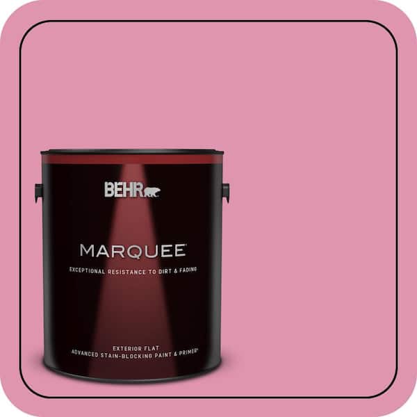 BEHR MARQUEE 1 gal. #P130-4 Its a Girl Flat Exterior Paint & Primer (2)
