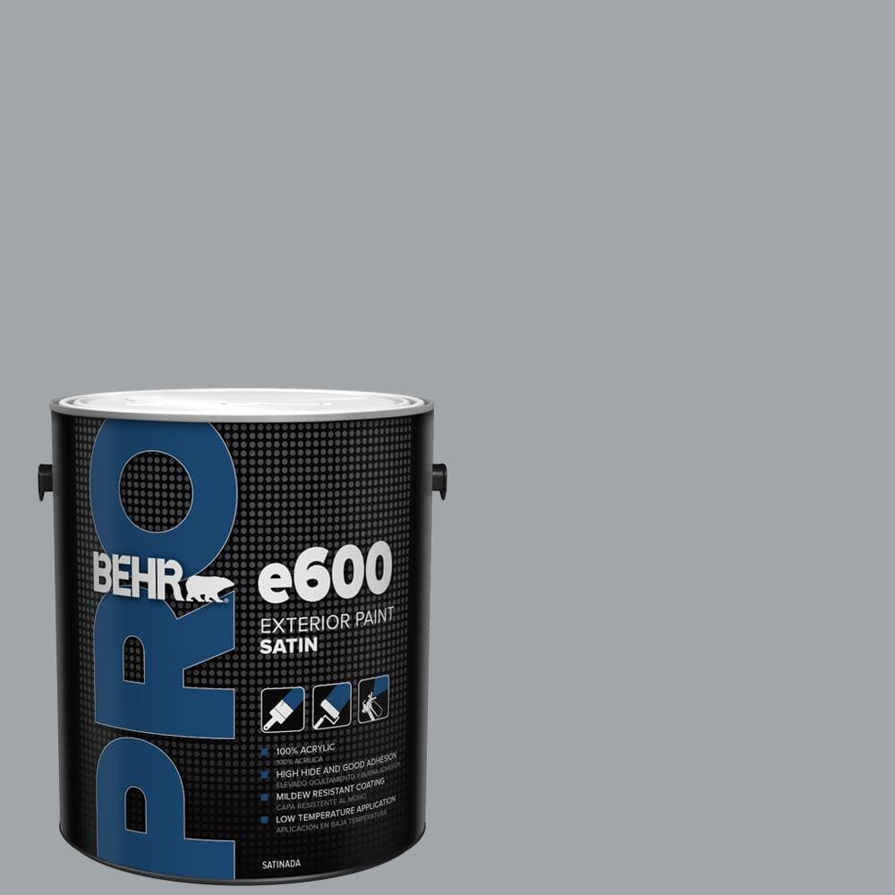 BEHR PRO 1 gal. #PPU26-19 Chance of Rain Satin Enamel Exterior Paint