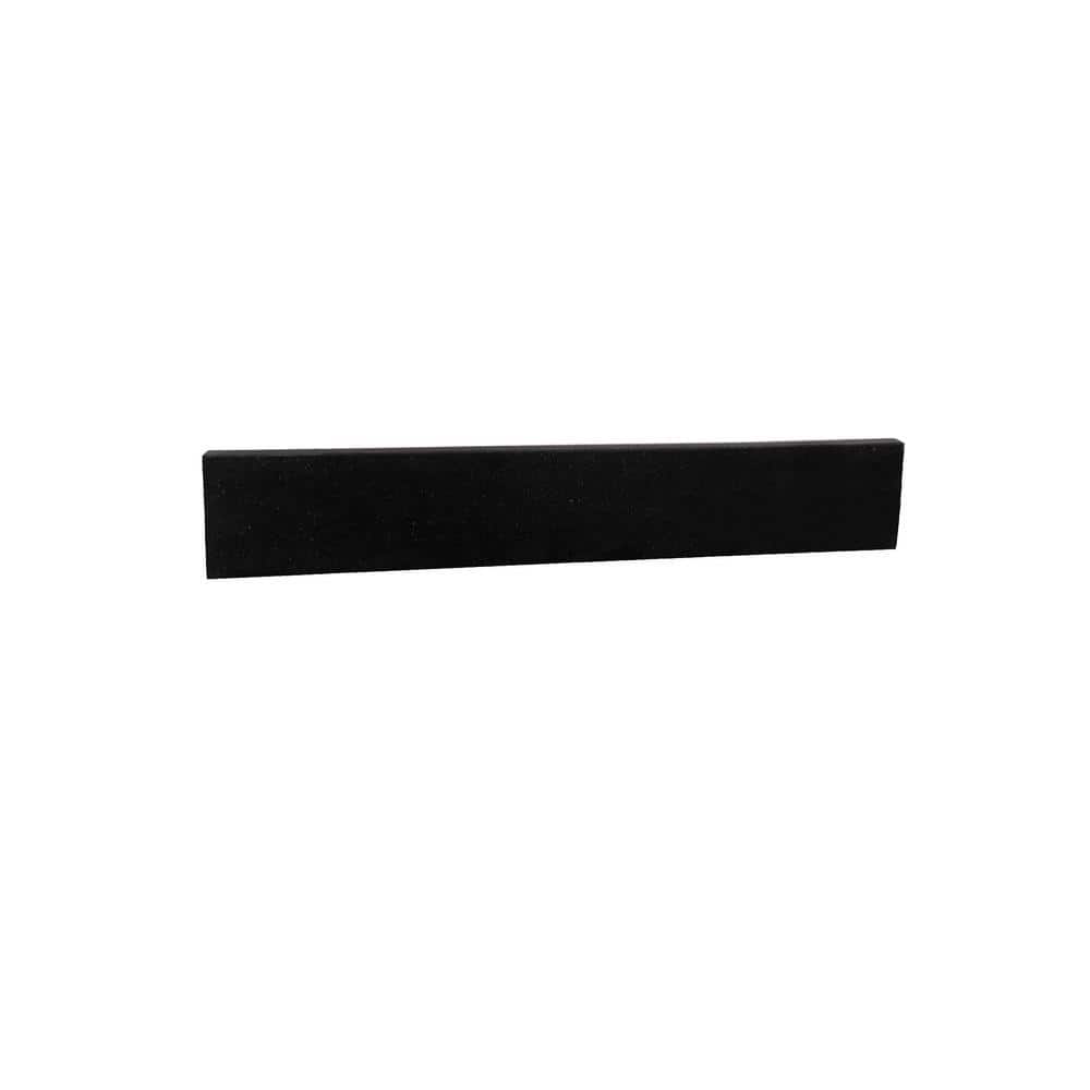 Bellaterra Home 21 in. W Concrete Bathroom Vanity Sidesplash in Black (1)