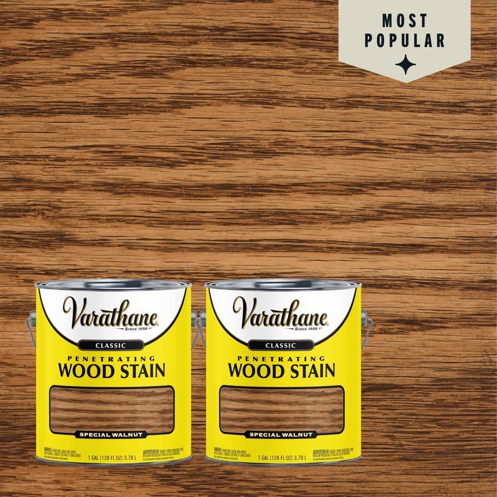Varathane 1 gal. Special Walnut Classic Interior Wood Stain (2-Pack)