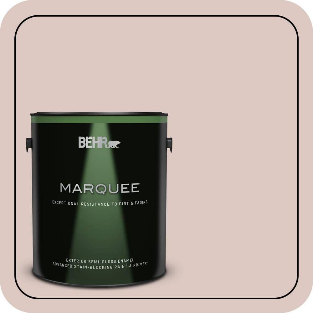 BEHR MARQUEE 1 gal. #N160-2 Malted Semi-Gloss Enamel Exterior Paint & Primer