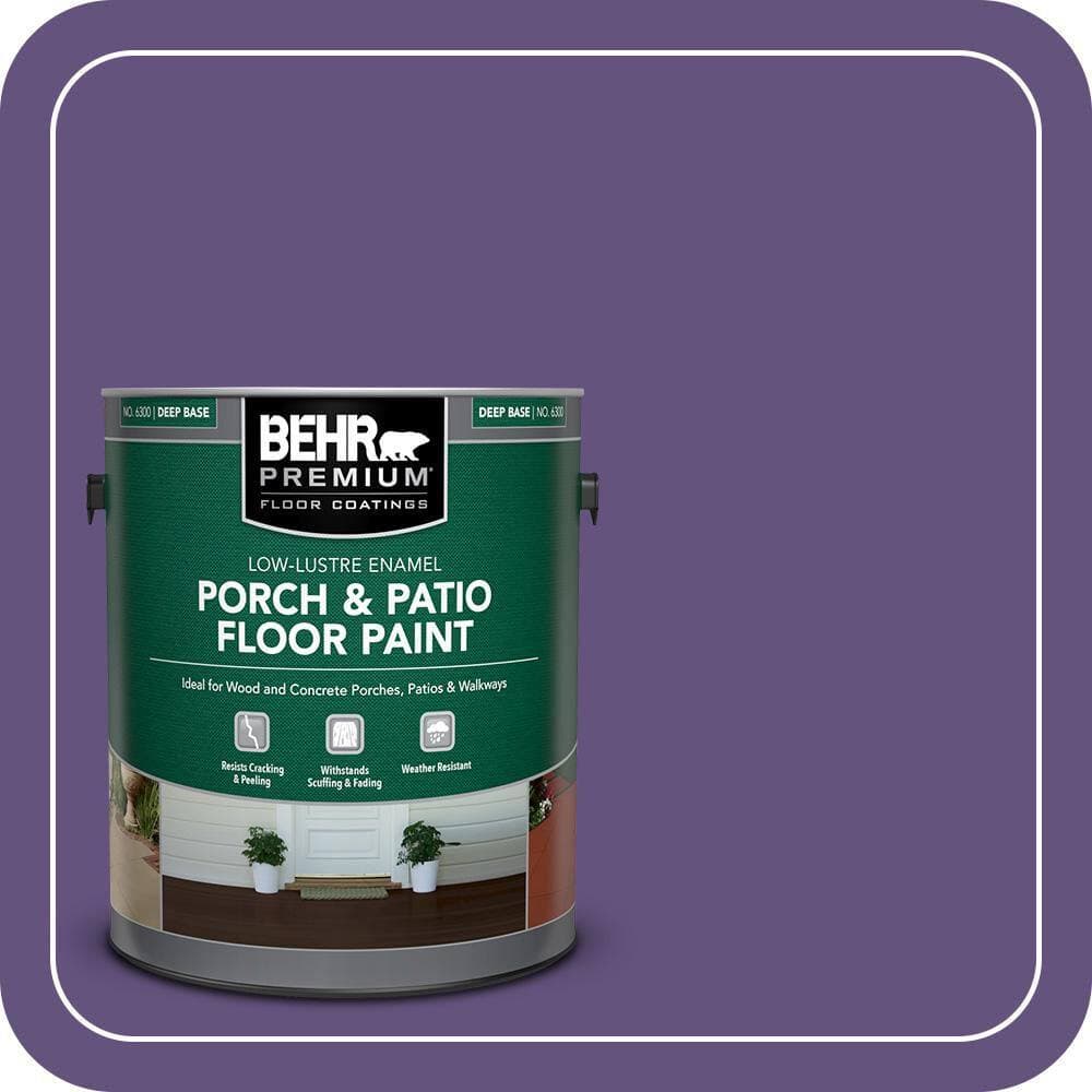 BEHR PREMIUM #S-G-650 Low-Lustre Enamel Interior/Exterior Porch and Patio Floor Paint (1)