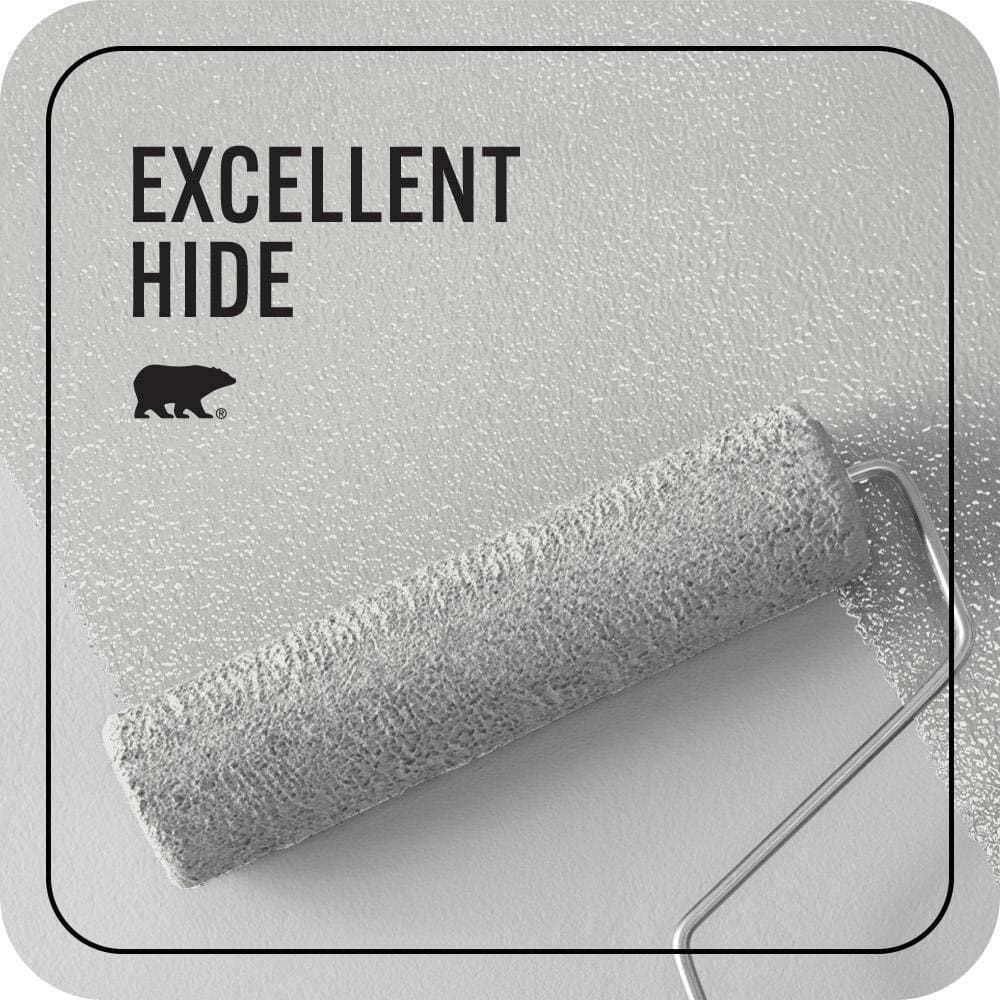 BEHR PREMIUM PLUS 1 gal. #BL-W12 Canyon Wind Ceiling Flat Interior Paint & Primer (2)