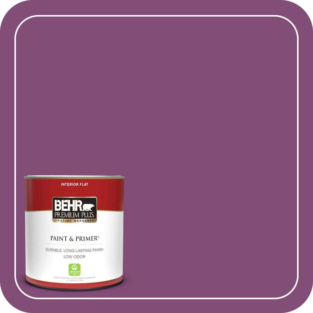BEHR PREMIUM PLUS #T15-12 Graphic Grape Enamel Low Odor & Primer