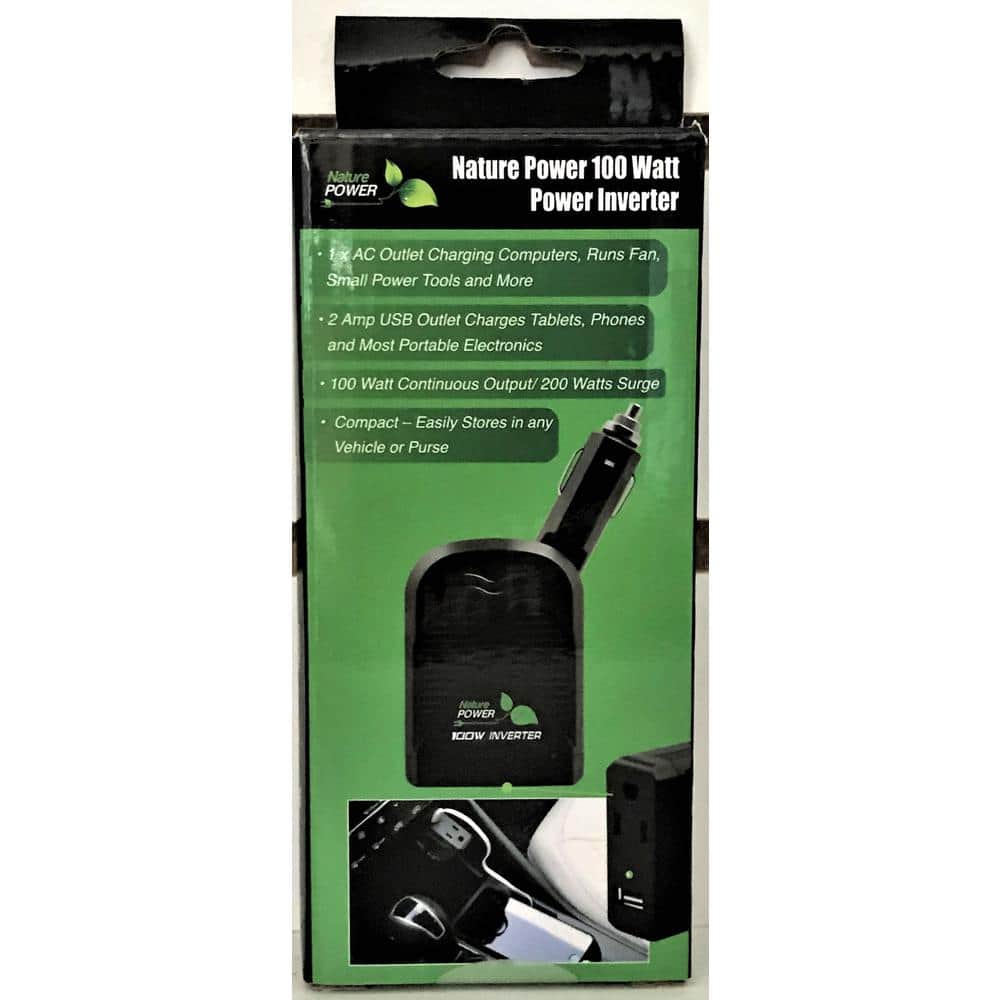 NATURE POWER 100-Watt Portable Battery Powered Inverter (3)