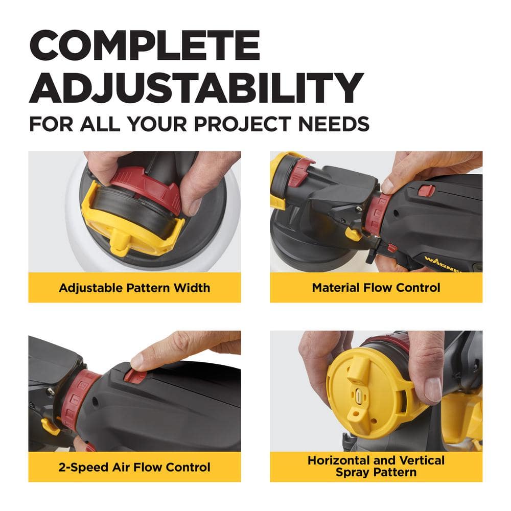 Wagner Flexio 2500 Electric Handheld HVLP Paint Sprayer (3)