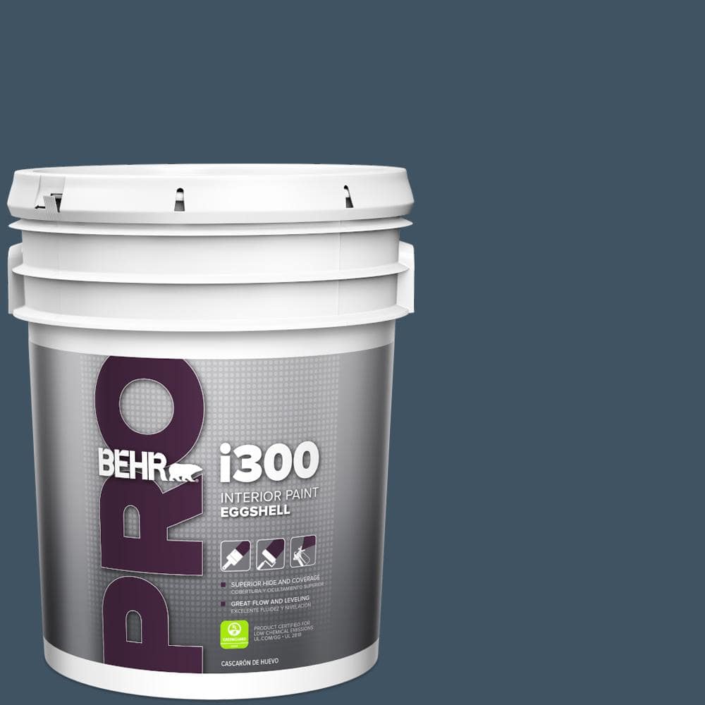 BEHR PRO 5 gal. #560F-7 Twilight Chimes Eggshell Interior Paint